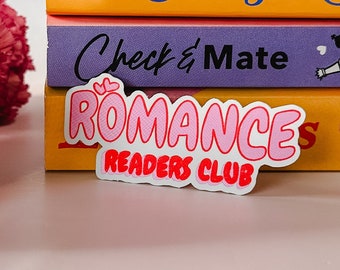 Romance Readers Club Sticker | Matte Mirror, Waterproof
