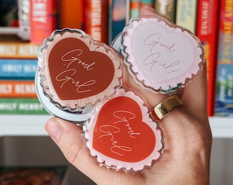 Good Girl MagSafe Kindle Grip | Coquette Heart | Kindle Holder | Kindle Accessories | Phone Holder