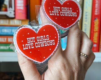 Hot Girls Love Cowboys Kindle Grip | Kindle Holder | Kindle Accessories | Phone Holder