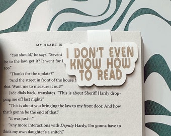 I don’t even know how to read magnetic bookmark| holographic bookmark | magnetic page saver