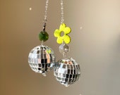 Disco Ball Suncatcher Car Decor Office Decor Rainbow Caster