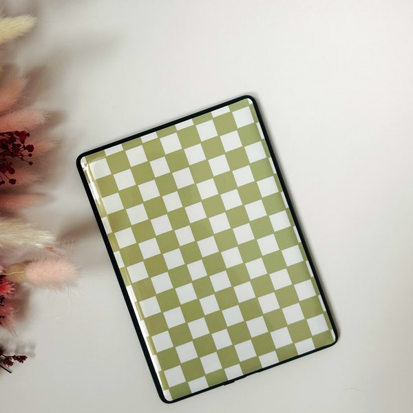 Sage Checkerboard Kindle Skin | Kindle Vinyl Cover | Kindle Decal | Kindle Accessory | Bookish Gifts
