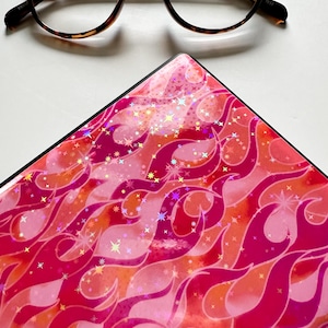 Y2K Flame Holographic Kindle Skin | Kindle Vinyl Cover | Kindle Decal | Kindle Accessory | Bookish Gifts