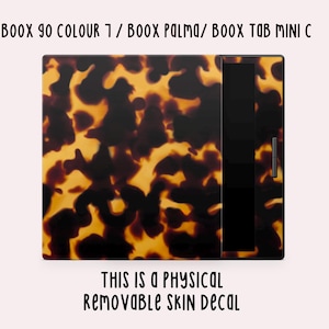 Tortious Shell Boox Decal | Boox Vinyl Cover | Boox Decal | Boox Accessory | Bookish Gifts
