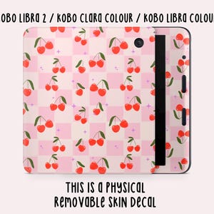 Cherry Fields Kobo Skin Decal | Kobo Vinyl Cover | Kobo Decal | Kobo Accessory | Bookish Gifts