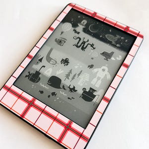 Peppermint Paper Kindle Skin | Kindle Vinyl Cover | Kindle Decal | Kindle Accessory | Bookish Gifts