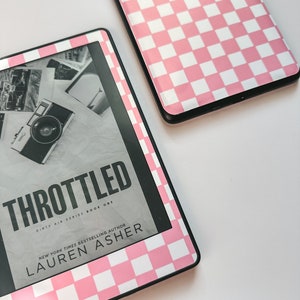 Pink Checkerboard Kindle Skin | Kindle Vinyl Cover | Kindle Decal | Kindle Accessory | Bookish Gifts