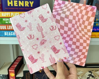 Holographic Raspberry Cowgirl Inserts | Cardstock Inserts | Kindle Decal | Kindle Accessory | Bookish Gifts