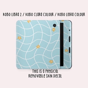 Wavy Daisy Kobo Skin Decal | Kobo Vinyl Cover | Kobo Decal | Kobo Accessory | Bookish Gifts