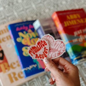 Romance Reader sticker | kindle sticker | laptop sticker | water bottle sticker | waterproof | weatherproof