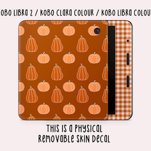 Pumpkin Patch Kobo Skin Decal | Kobo Vinyl Cover | Kobo Decal | Kobo Accessory | Bookish Gifts