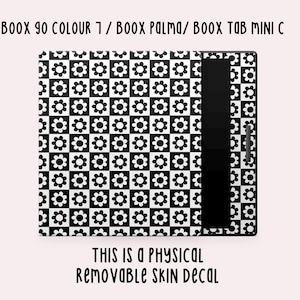 Retro Daisy Boox Skin Decal: Vinyl Cover Accessory