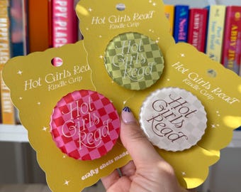 Hot Girls Read Kindle Grip: Acrylic Kindle/Phone Holder