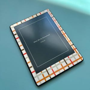 Fall Grid Kindle Skin | Kindle Vinyl Cover | Kindle Decal | Kindle Accessory | Bookish Gifts