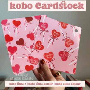 Zuignap voor Tropes Kobo-inzetstukken | Kobo-karton inzetstukken | Kobo-sticker | Kobo-accessoire | Boekenachtige geschenken