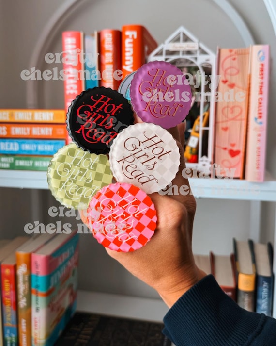 Hot Girls Read Kindle Grip: Acrylic Kindle/Phone Holder