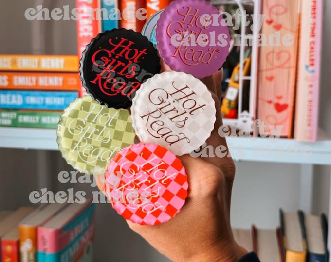 Hot Girls Read Kindle Grip: Acrylic Kindle/Phone Holder