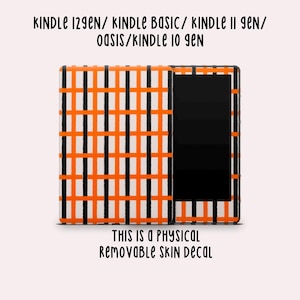 Halloween Grid Kindle Skin | Kindle Vinyl Cover | Kindle Decal | Kindle Accessory | Bookish Gifts