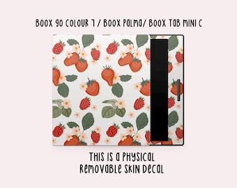 Berry Bliss Boox Skin Decal | Boox Vinyl Cover | Boox Decal | Boox Accessory | Bookish Gifts