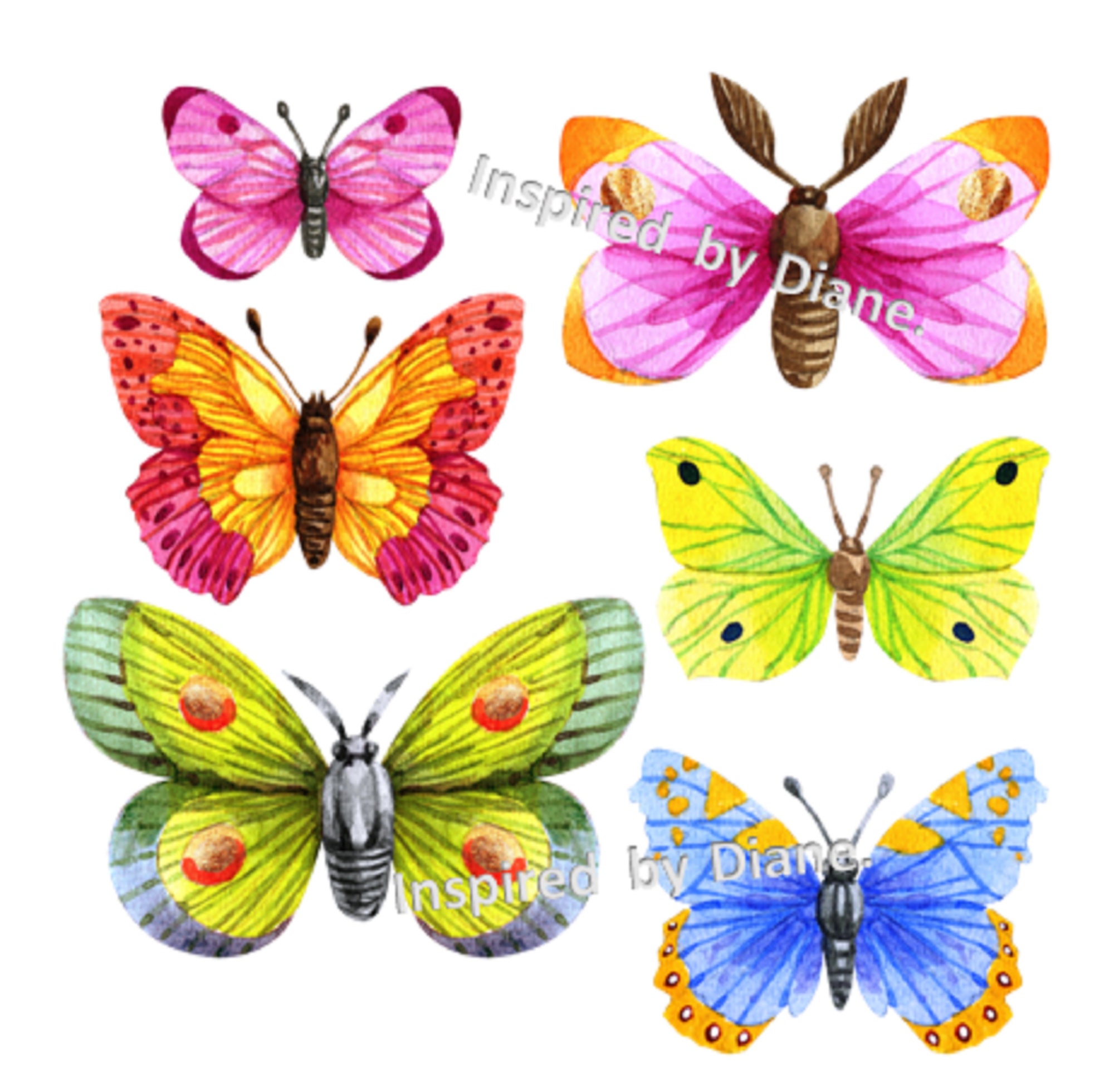 Muebles &Pegatina de pared / Pegatinas claras / Calcomanías / | Etsy