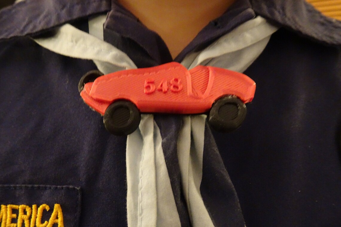 Customized Pinewood Derby Cub Scout Neckerchief Slide Woggle Etsy