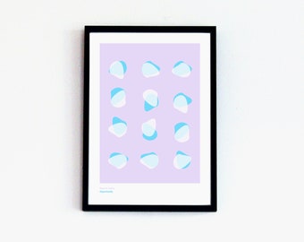 OPPORTUNITY - Screen Print Art Handprinted Modern Minimalism