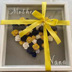 Customized Rose Shadow Box