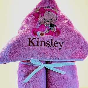 Kids Hooded Bath Towel/Baby Hooded Towel/Baby Towel-Birthday gift, Baby shower gift, kids gift