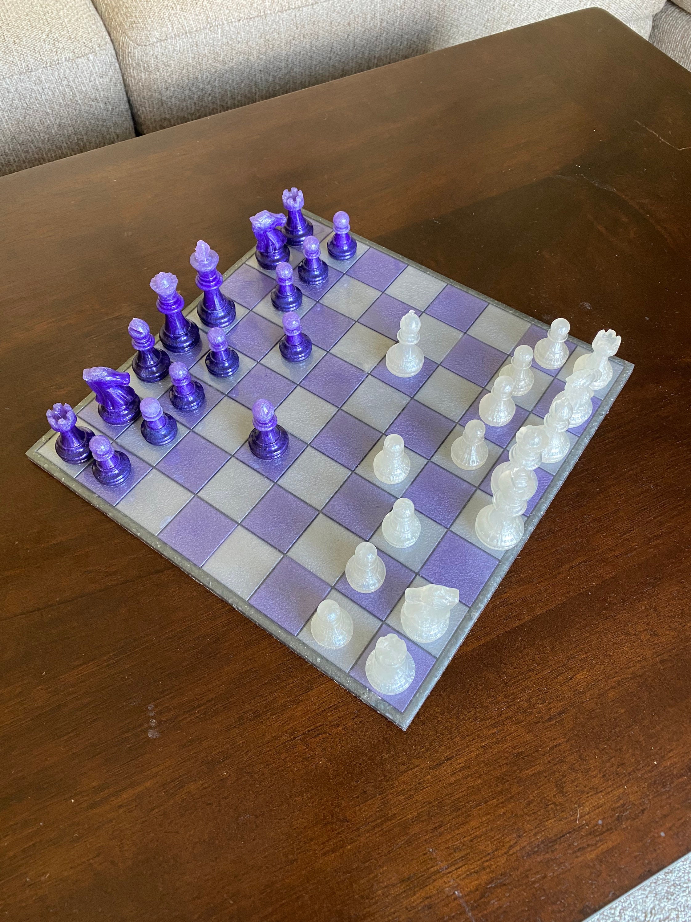 Custom 1st Grade Class Chess Set by Custom Chess & Handwork by Q2