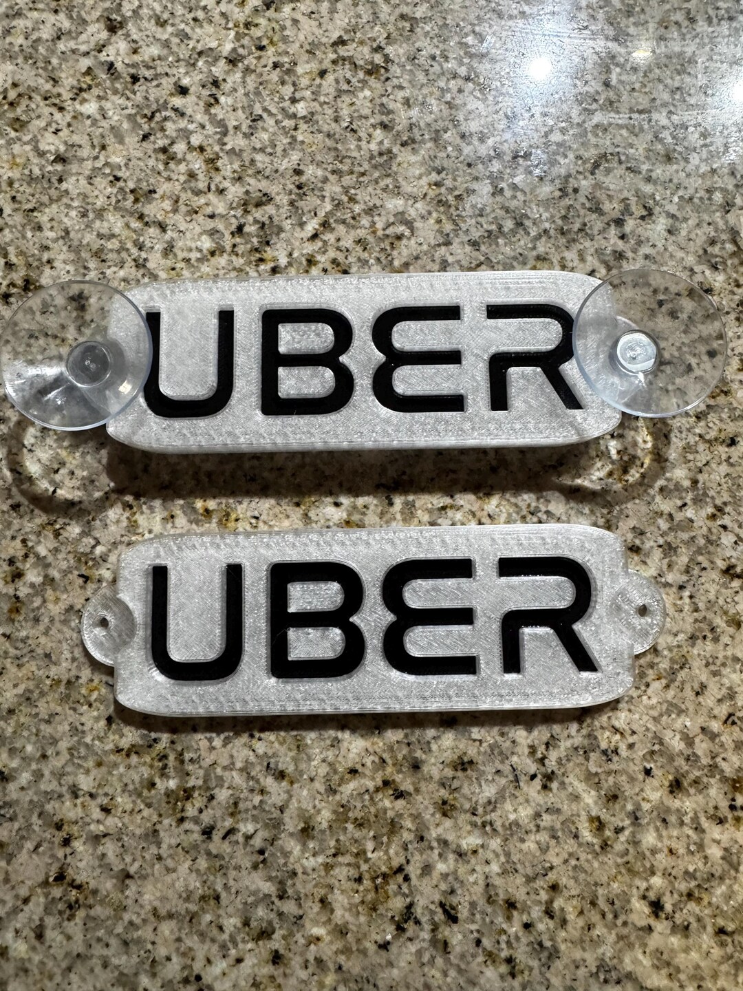 Uber Custom Sign Custom 3D Printed Uber Sign for Car Window With Suction Cups. - Etsy ...