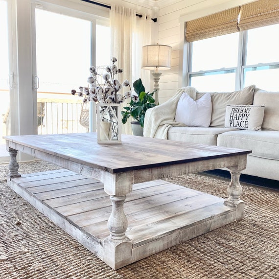 Handmade Custom Designed Solid Wood Coffee Table With Custom Designed Solid Wood Coffee Table, Solid Wood Coffee Tables Made In Usa