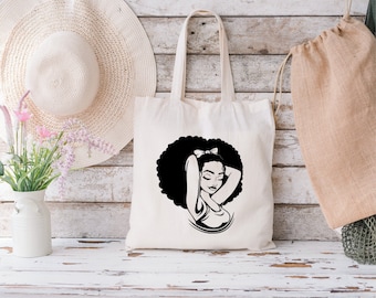 Tote bag personnnalisé ,femm , sac fourre tout