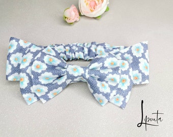 Headband, headband, cotton, bow tie, elastic.