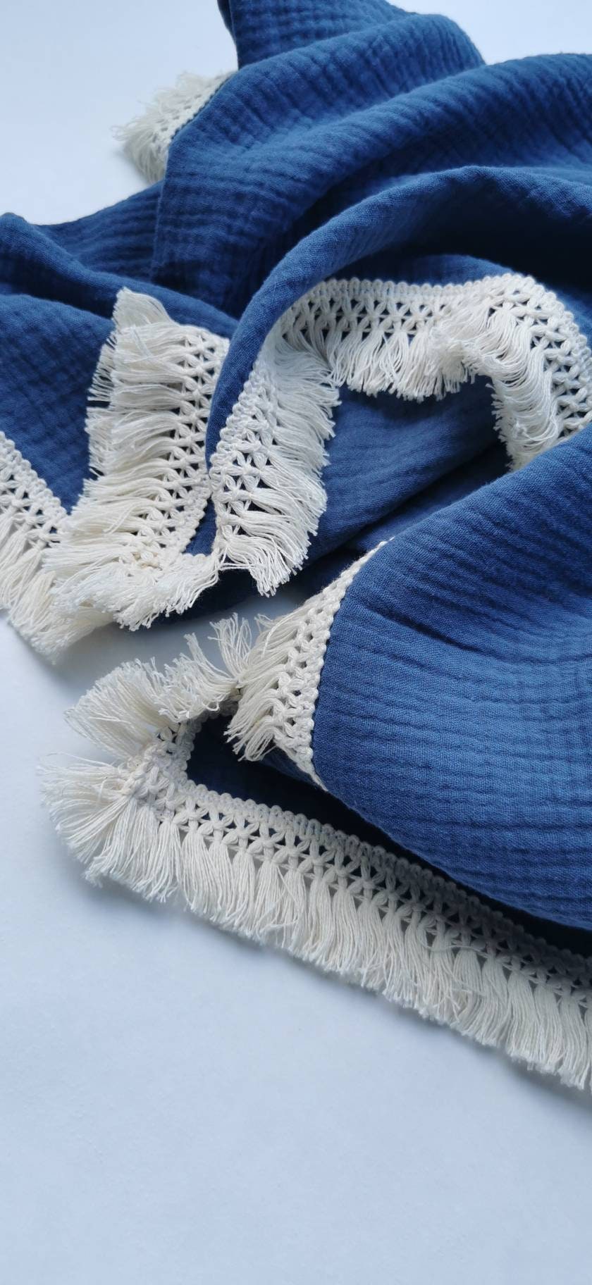 Couverture Bébé Personnalisé Double Gaze de Coton, Couverture Été Accessoires Enfant et Bébé