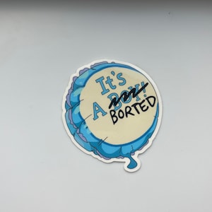 "Pferdemann ""It's A Borted"" Ballon die-Cast Aufkleber."