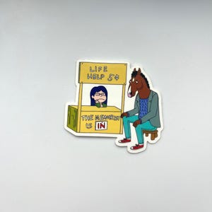 Pferde Mann Peanuts Parodie Halluzinationen Die Cut Aufkleber