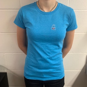 Hand Embroidered Goldfish in Bag Shirt,