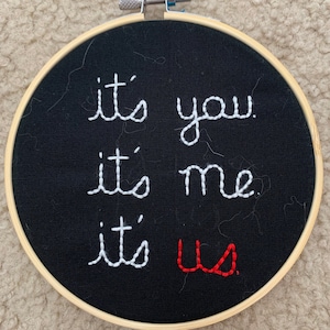 The Haunting of Bly Manor hand embroidered 5 inch hoop