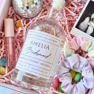 Personalized Bridesmaid Proposal Label: Maid of Honor Gift