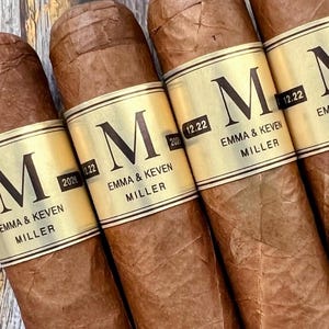 Custom Wedding Cigar Bands,  Groomsmen Cigar Wraps,  Gold Cigar Labels Best Man, Groomsmen Proposal Gift Box, Wedding Cigar bar favors