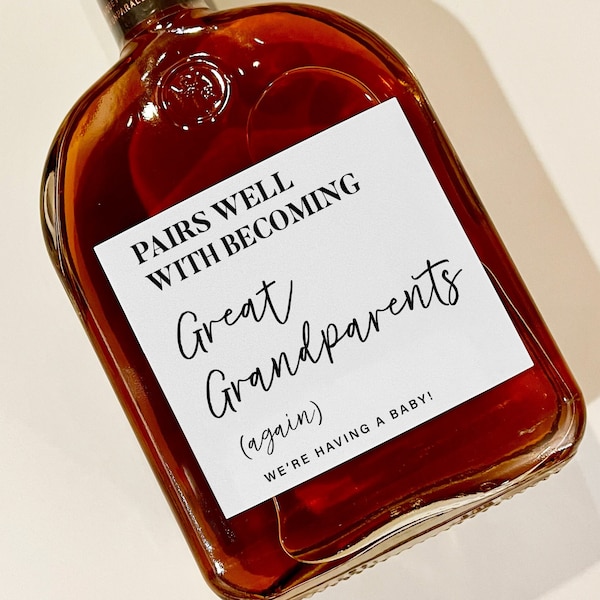 Pairs well with becoming Great Grandparents again, New Great Grandparents Gift, Pregnancy Announcement/Gift for Grandparents