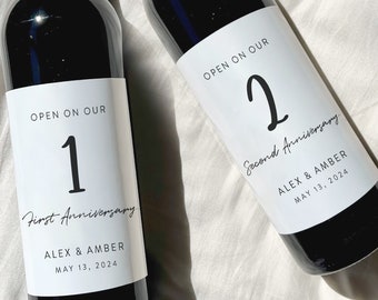Wedding Guest Book Labels - Bridal Shower Gift - Milestones Wine Labels, Engagement Gift for her, Engagement wine label, Engagement Gift