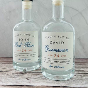 Custom Groomsmen Whiskey label, Best Man Proposal, Officiant Whiskey Labels, Custom Groomsmen, Will You Be My Whiskey Gifts, Man of Honor