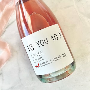 The Original 40th Birthday Gift, Is you 40, 40th Birthday Gift for women, I might be, Forty birthday gift for her, 40th birthday champagne