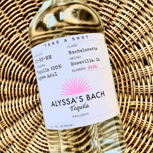 Bachelorette Casamigos Labels, 50ml Tequila Gifts, Bachelorette Party Favor, DIY Bach, Fiesta Bachelorette Party Favor, Bridal Party Gift