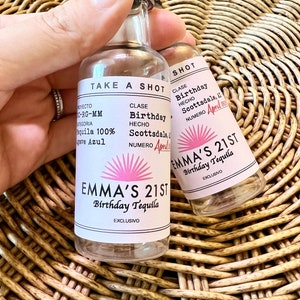 Birthday Casamigos Labels, 21st Birthday Tequila Favors, 30th birthday Gifts, Fiesta Birthday Tequila, Birthday Tequila, Birthday Gift