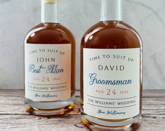 Personalized Groomsmen Proposal Whiskey Label, Groomsman Gifts Box, Officiant Proposal, Groomsmen Proposal, Groomsmen Asking Gifts, Best Man