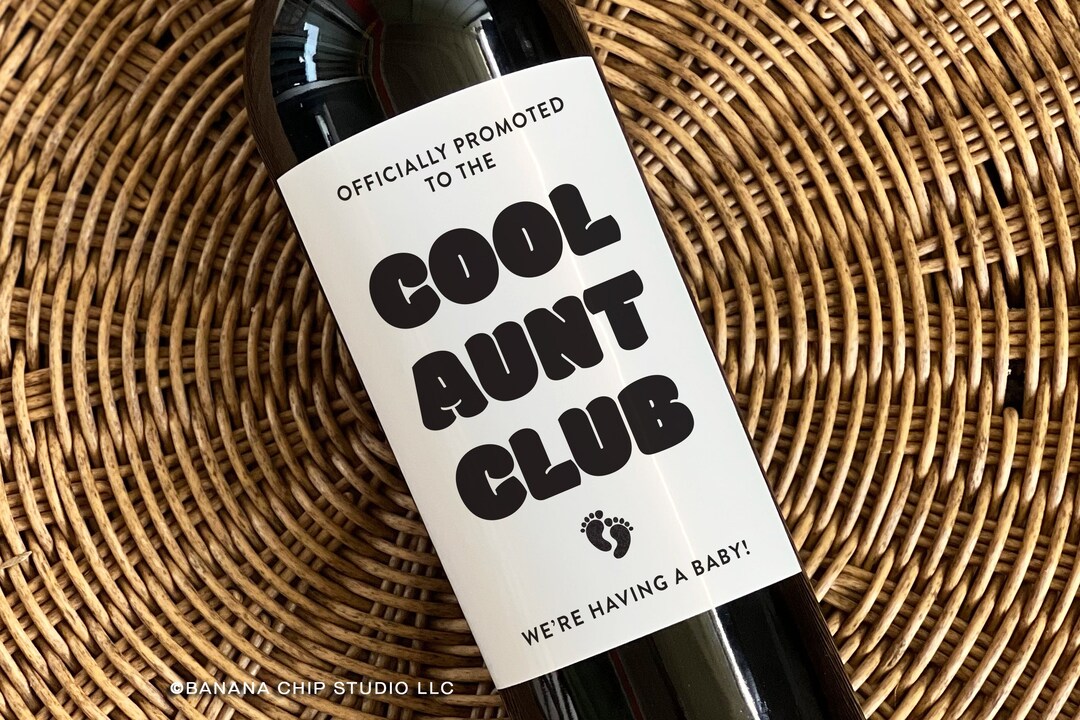 Funny Pregnancy Announcement for Aunt, Aunt Gift, Cool Aunt Club