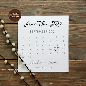 Salva il modello di calendario della data, proposta di testimoni dello sposo, carta di proposta di damigella d'onore, scatola di damigella d'onore, download immediato stampabile di matrimonio