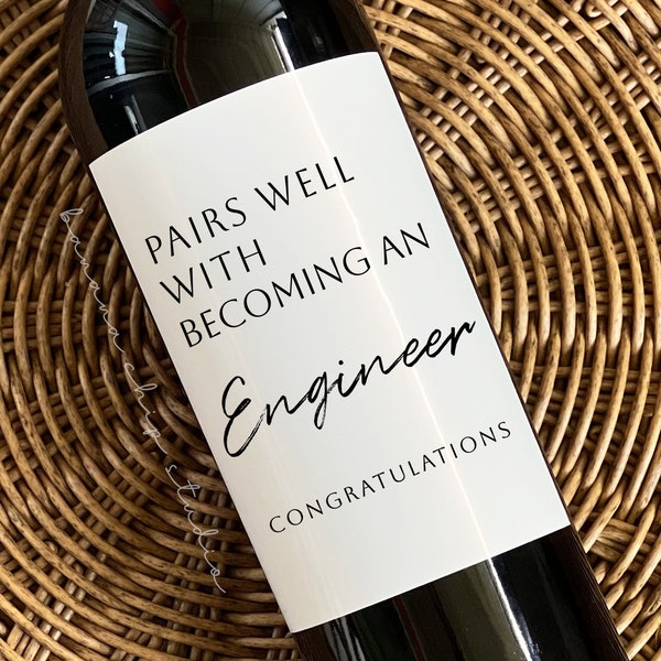 Pairs well with becoming an Engineer, Soft Engineer Graduation Gift, Computer Science Degree, College Graduation gift, Bachelor's Degree